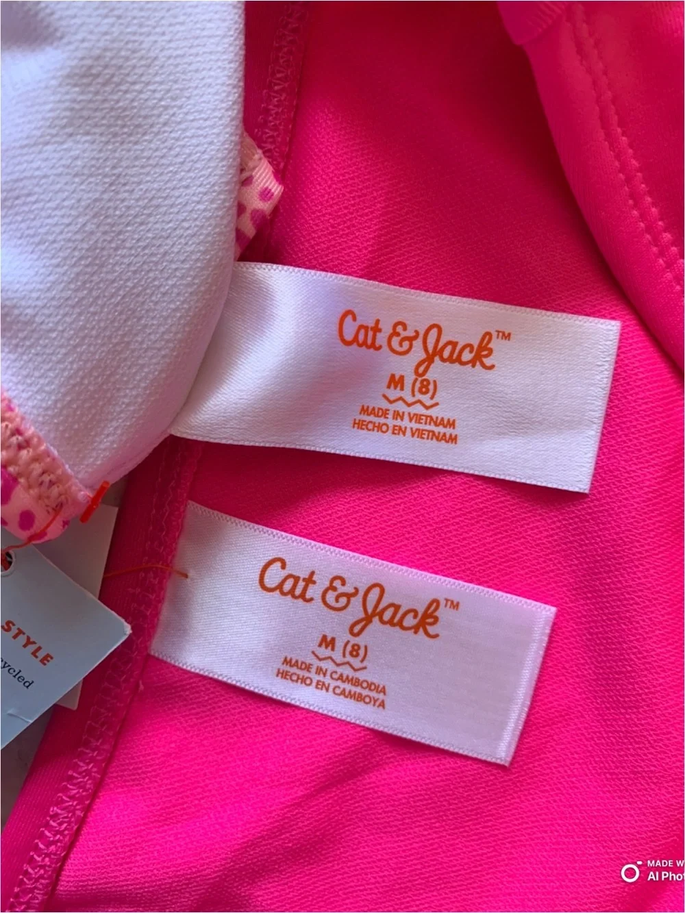 Cat & Jack pink leopard